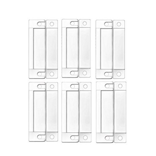 Mbangde Lot of 6 Wired Magnetic Door Contact Personal Alarm Gap Window Door Sensor for Home Security Alarm System DIY Kit