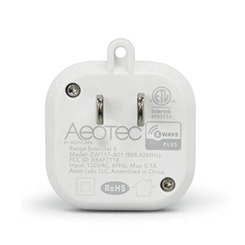 Aeotec Range Extender 6, Z-Wave Plus repeater